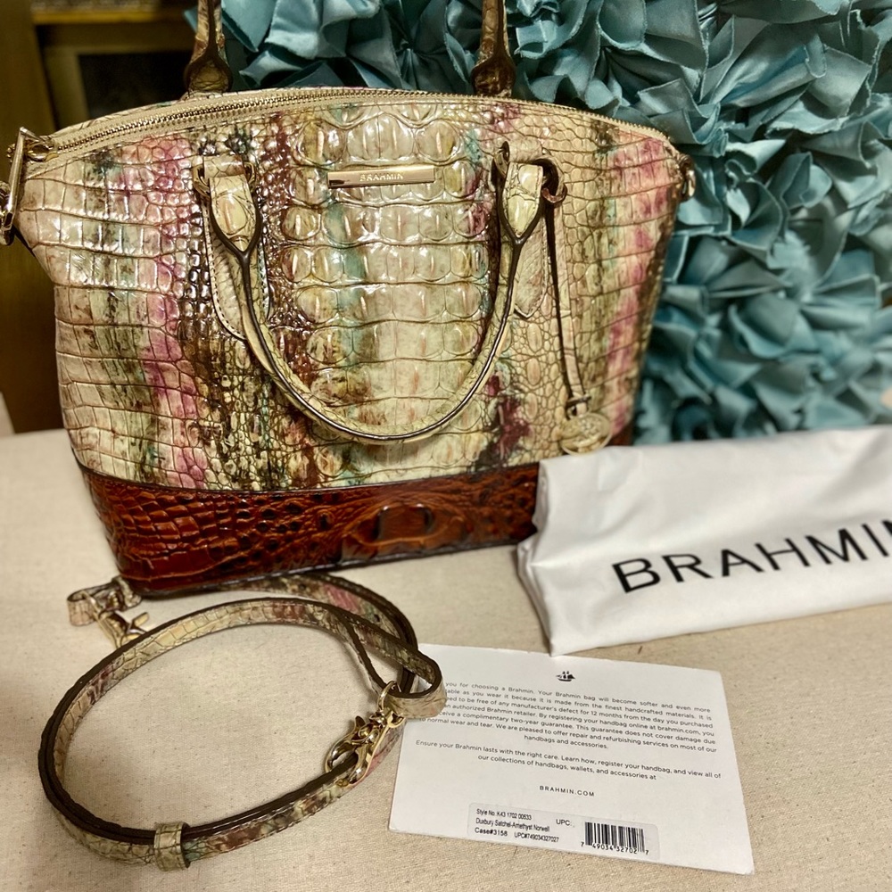 Brahmin Duxbury Norwell Leather Satchel